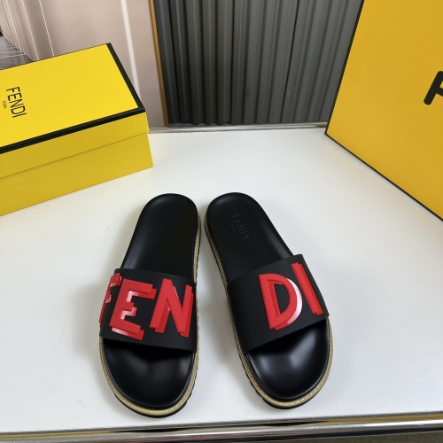 Cheap Fendi Slippers For Men #1221359 Replica Wholesale [$45.00 USD] [ITEM#1221359] on Replica Fendi Slippers