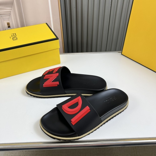 Cheap Fendi Slippers For Men #1221359 Replica Wholesale [$45.00 USD] [ITEM#1221359] on Replica Fendi Slippers