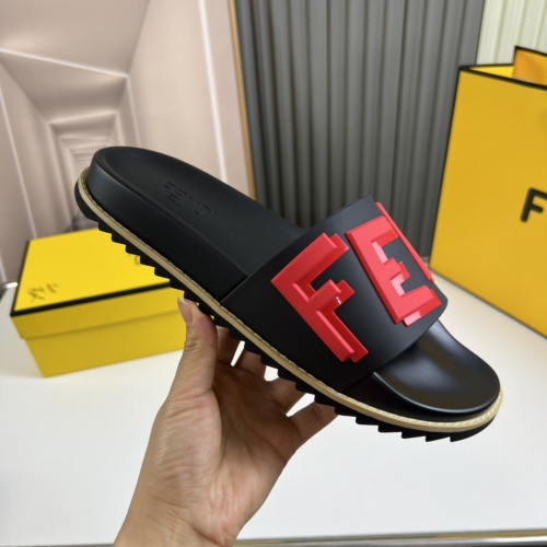 Cheap Fendi Slippers For Men #1221359 Replica Wholesale [$45.00 USD] [ITEM#1221359] on Replica Fendi Slippers