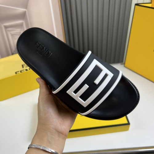 Cheap Fendi Slippers For Men #1221365 Replica Wholesale [$45.00 USD] [ITEM#1221365] on Replica Fendi Slippers