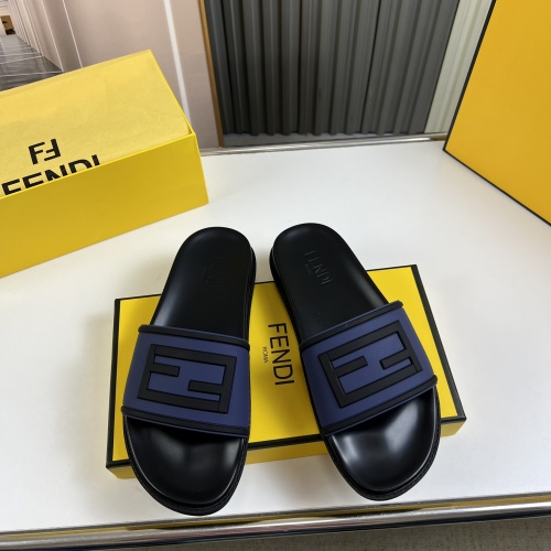 Cheap Fendi Slippers For Men #1221366 Replica Wholesale [$45.00 USD] [ITEM#1221366] on Replica Fendi Slippers