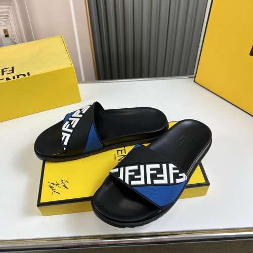 Cheap Fendi Slippers For Men #1221369 Replica Wholesale [$45.00 USD] [ITEM#1221369] on Replica Fendi Slippers