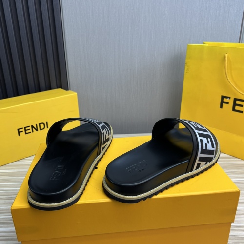 Cheap Fendi Slippers For Men #1221382 Replica Wholesale [$45.00 USD] [ITEM#1221382] on Replica Fendi Slippers