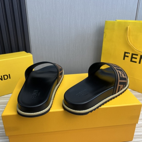 Cheap Fendi Slippers For Men #1221383 Replica Wholesale [$45.00 USD] [ITEM#1221383] on Replica Fendi Slippers