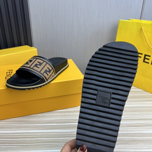 Cheap Fendi Slippers For Men #1221384 Replica Wholesale [$45.00 USD] [ITEM#1221384] on Replica Fendi Slippers