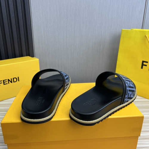 Cheap Fendi Slippers For Men #1221390 Replica Wholesale [$45.00 USD] [ITEM#1221390] on Replica Fendi Slippers