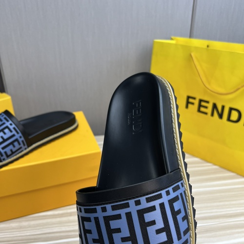 Cheap Fendi Slippers For Men #1221390 Replica Wholesale [$45.00 USD] [ITEM#1221390] on Replica Fendi Slippers