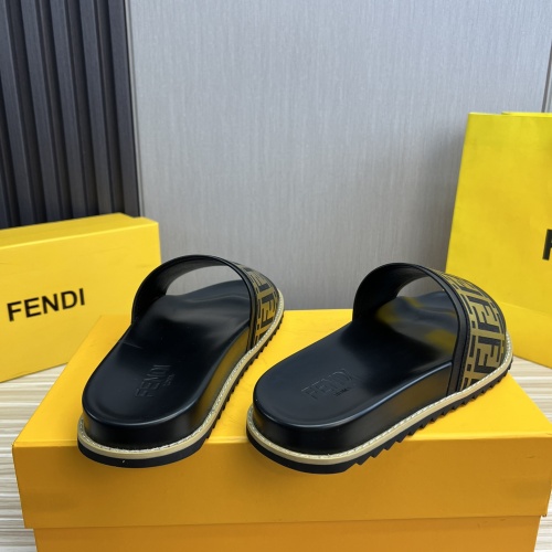 Cheap Fendi Slippers For Men #1221392 Replica Wholesale [$45.00 USD] [ITEM#1221392] on Replica Fendi Slippers