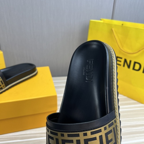 Cheap Fendi Slippers For Men #1221392 Replica Wholesale [$45.00 USD] [ITEM#1221392] on Replica Fendi Slippers