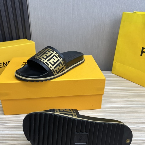 Cheap Fendi Slippers For Men #1221392 Replica Wholesale [$45.00 USD] [ITEM#1221392] on Replica Fendi Slippers