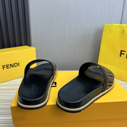 Cheap Fendi Slippers For Men #1221393 Replica Wholesale [$45.00 USD] [ITEM#1221393] on Replica Fendi Slippers