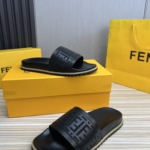 Cheap Fendi Slippers For Men #1221394 Replica Wholesale [$45.00 USD] [ITEM#1221394] on Replica Fendi Slippers