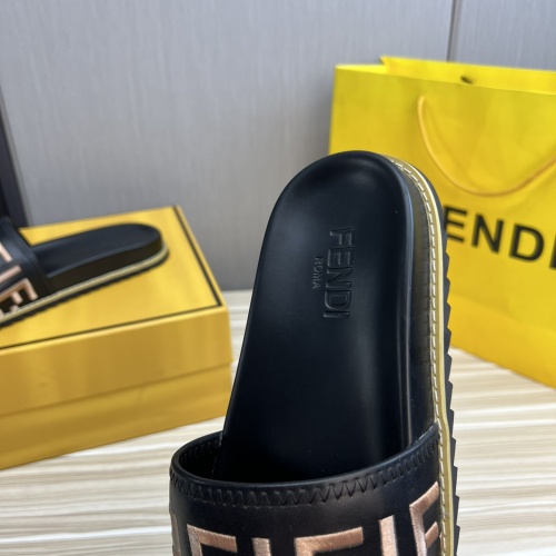 Cheap Fendi Slippers For Men #1221395 Replica Wholesale [$52.00 USD] [ITEM#1221395] on Replica Fendi Slippers