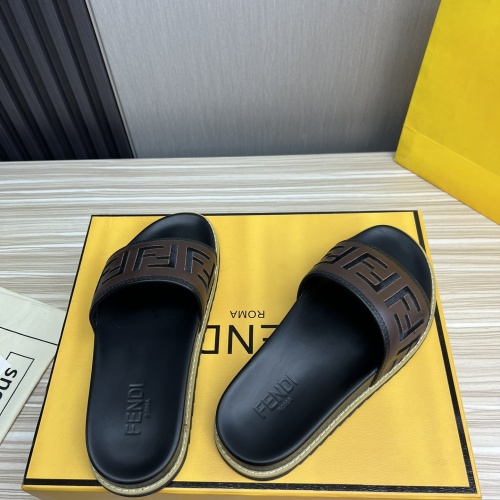 Cheap Fendi Slippers For Men #1221397 Replica Wholesale [$52.00 USD] [ITEM#1221397] on Replica Fendi Slippers