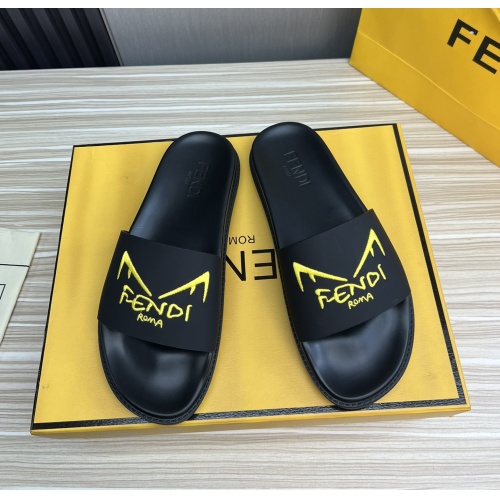 Cheap Fendi Slippers For Men #1221398 Replica Wholesale [$52.00 USD] [ITEM#1221398] on Replica Fendi Slippers