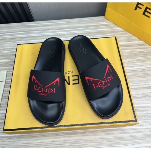 Cheap Fendi Slippers For Men #1221399 Replica Wholesale [$52.00 USD] [ITEM#1221399] on Replica Fendi Slippers