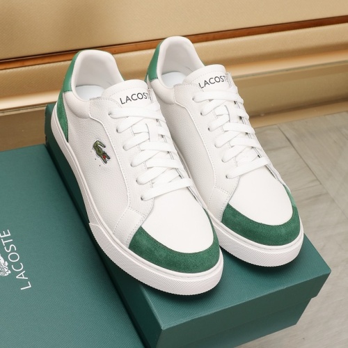 Cheap Lacoste Casual Shoes For Men #1221518 Replica Wholesale [$88.00 USD] [ITEM#1221518] on Replica Lacoste Casual Shoes