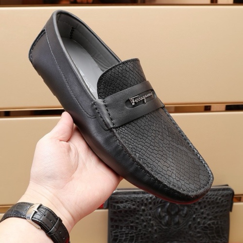 Cheap Salvatore Ferragamo Leather Shoes For Men #1221530 Replica Wholesale [$118.00 USD] [ITEM#1221530] on Replica Salvatore Ferragamo Leather Shoes