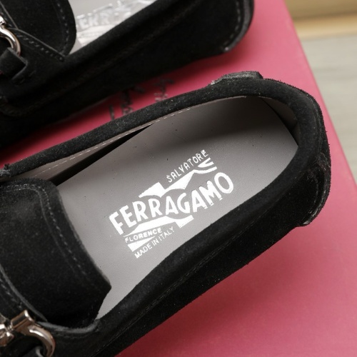 Cheap Salvatore Ferragamo Leather Shoes For Men #1221557 Replica Wholesale [$118.00 USD] [ITEM#1221557] on Replica Salvatore Ferragamo Leather Shoes