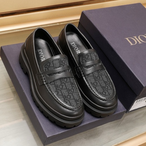 Cheap Christian Dior Leather Shoes For Men #1221604 Replica Wholesale [$96.00 USD] [ITEM#1221604] on Replica Christian Dior Leather Shoes