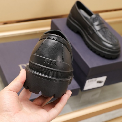 Cheap Christian Dior Leather Shoes For Men #1221604 Replica Wholesale [$96.00 USD] [ITEM#1221604] on Replica Christian Dior Leather Shoes