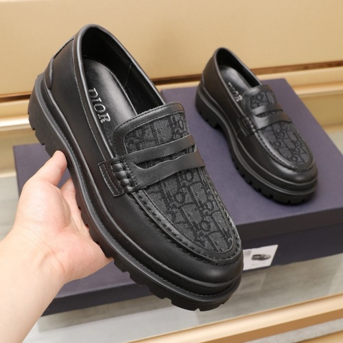 Cheap Christian Dior Leather Shoes For Men #1221604 Replica Wholesale [$96.00 USD] [ITEM#1221604] on Replica Christian Dior Leather Shoes