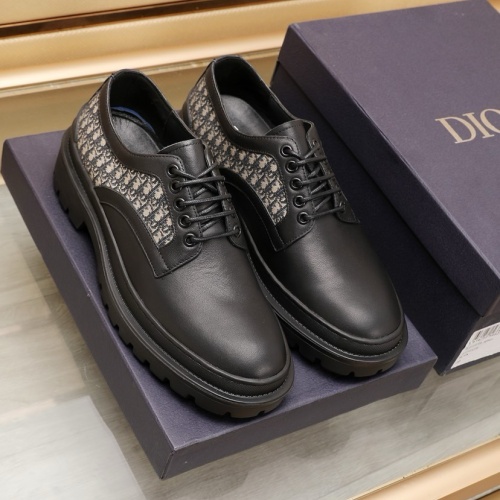 Cheap Christian Dior Leather Shoes For Men #1221605 Replica Wholesale [$98.00 USD] [ITEM#1221605] on Replica Christian Dior Leather Shoes