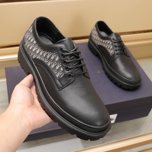 Cheap Christian Dior Leather Shoes For Men #1221605 Replica Wholesale [$98.00 USD] [ITEM#1221605] on Replica Christian Dior Leather Shoes