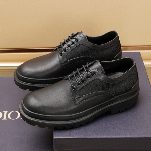 Cheap Christian Dior Leather Shoes For Men #1221606 Replica Wholesale [$98.00 USD] [ITEM#1221606] on Replica Christian Dior Leather Shoes