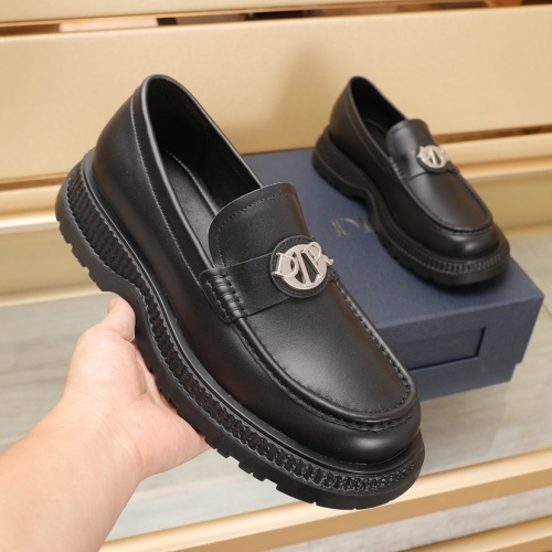 Cheap Christian Dior Leather Shoes For Men #1221609 Replica Wholesale [$102.00 USD] [ITEM#1221609] on Replica Christian Dior Leather Shoes