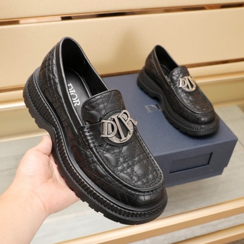 Cheap Christian Dior Leather Shoes For Men #1221614 Replica Wholesale [$108.00 USD] [ITEM#1221614] on Replica Christian Dior Leather Shoes