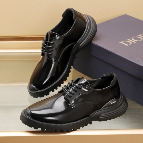 Cheap Christian Dior Leather Shoes For Men #1221615 Replica Wholesale [$112.00 USD] [ITEM#1221615] on Replica Christian Dior Leather Shoes