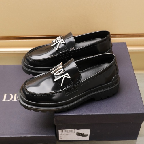 Cheap Christian Dior Leather Shoes For Men #1221621 Replica Wholesale [$98.00 USD] [ITEM#1221621] on Replica Christian Dior Leather Shoes