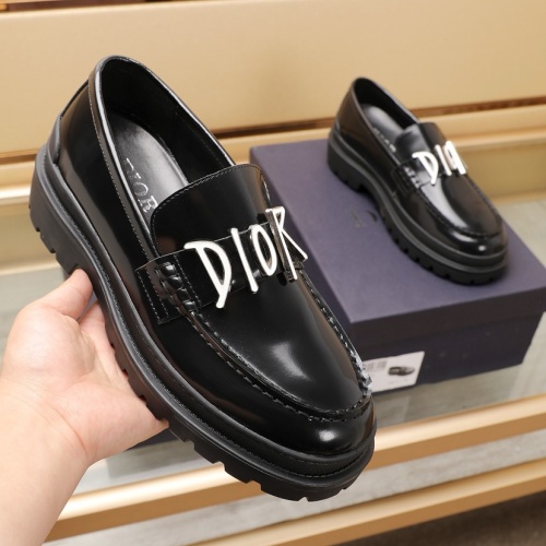 Cheap Christian Dior Leather Shoes For Men #1221621 Replica Wholesale [$98.00 USD] [ITEM#1221621] on Replica Christian Dior Leather Shoes