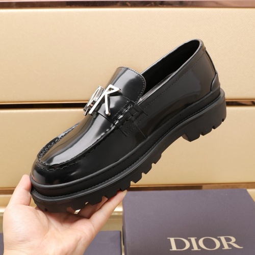 Cheap Christian Dior Leather Shoes For Men #1221621 Replica Wholesale [$98.00 USD] [ITEM#1221621] on Replica Christian Dior Leather Shoes