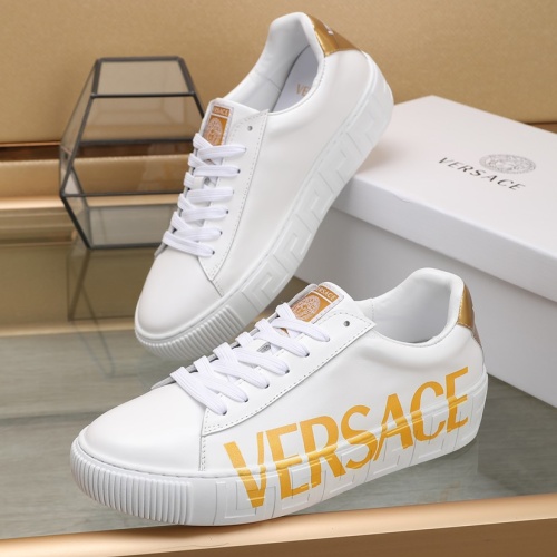 Cheap Versace Casual Shoes For Men #1221624 Replica Wholesale [$92.00 USD] [ITEM#1221624] on Replica Versace Casual Shoes