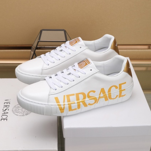 Cheap Versace Casual Shoes For Men #1221624 Replica Wholesale [$92.00 USD] [ITEM#1221624] on Replica Versace Casual Shoes