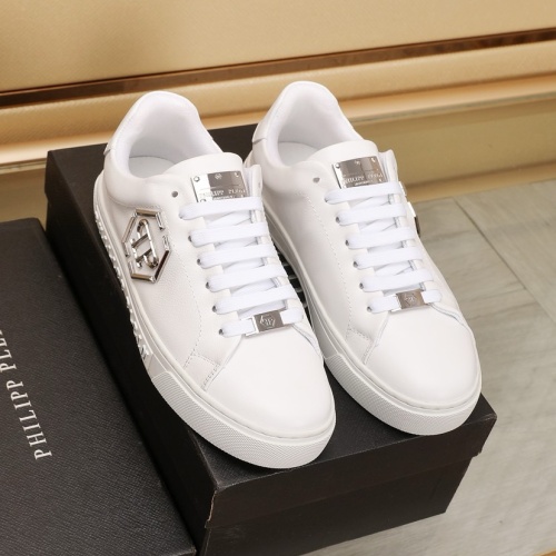 Cheap Philipp Plein PP Casual Shoes For Men #1221651 Replica Wholesale [$88.00 USD] [ITEM#1221651] on Replica Philipp Plein PP Casual Shoes