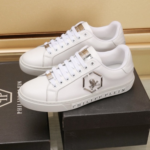 Cheap Philipp Plein PP Casual Shoes For Men #1221653 Replica Wholesale [$88.00 USD] [ITEM#1221653] on Replica Philipp Plein PP Casual Shoes