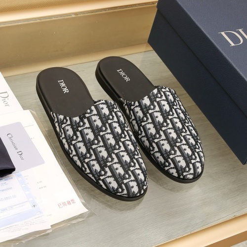 Cheap Christian Dior Slippers For Men #1221723 Replica Wholesale [$76.00 USD] [ITEM#1221723] on Replica Christian Dior Slippers