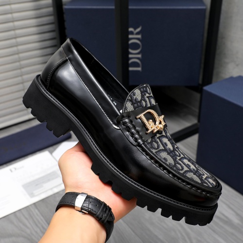 Cheap Christian Dior Leather Shoes For Men #1221747 Replica Wholesale [$82.00 USD] [ITEM#1221747] on Replica Christian Dior Leather Shoes