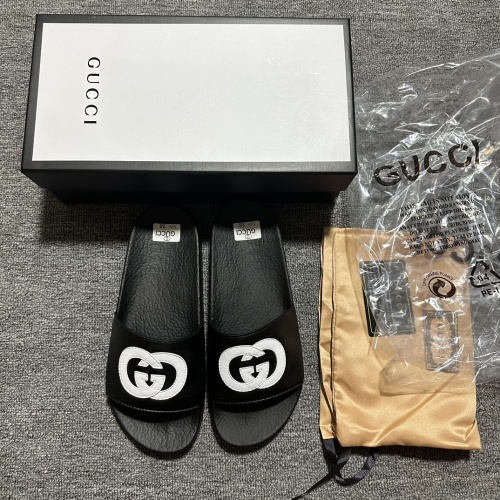 Cheap Gucci Slippers For Men #1221778 Replica Wholesale [$42.00 USD] [ITEM#1221778] on Replica Gucci Slippers