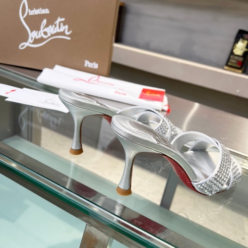 Cheap Christian Louboutin CL Slippers For Women #1221779 Replica Wholesale [$102.00 USD] [ITEM#1221779] on Replica Christian Louboutin CL Slippers