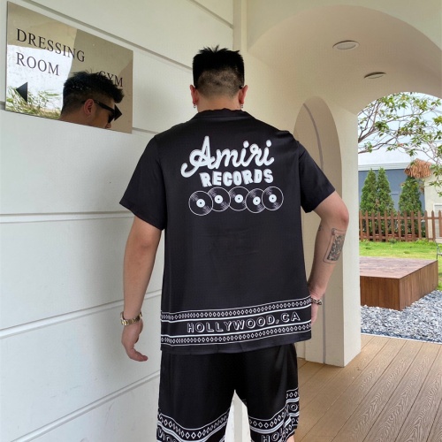 Cheap Amiri Tracksuits Short Sleeved For Men #1221785 Replica Wholesale [$72.00 USD] [ITEM#1221785] on Replica Amiri Tracksuits