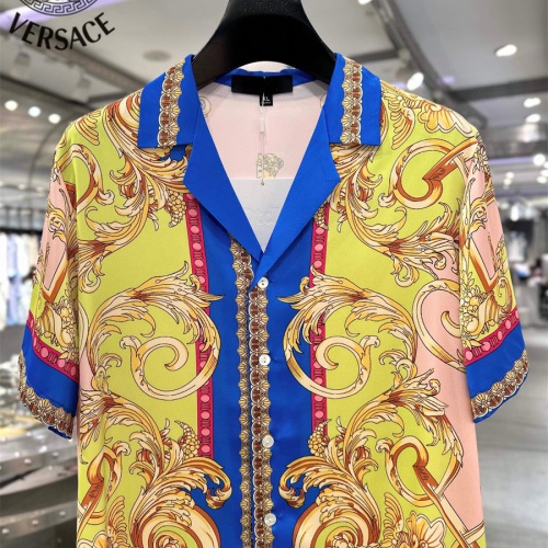 Cheap Versace Tracksuits Short Sleeved For Men #1221790 Replica Wholesale [$72.00 USD] [ITEM#1221790] on Replica Versace Tracksuits