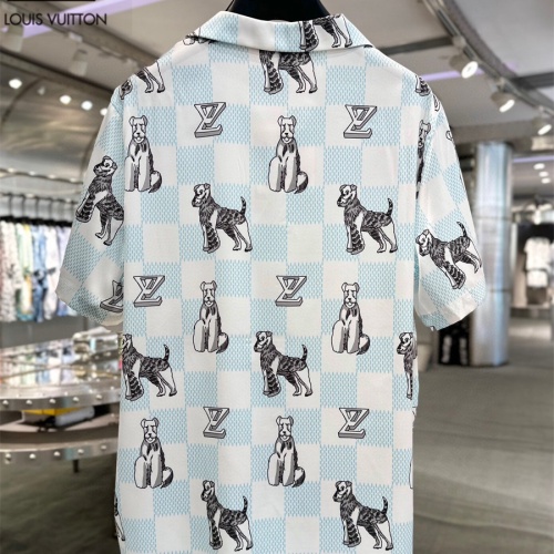 Cheap Louis Vuitton LV Tracksuits Short Sleeved For Men #1221795 Replica Wholesale [$72.00 USD] [ITEM#1221795] on Replica Louis Vuitton LV Tracksuits