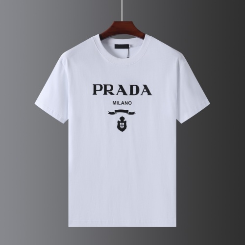 Cheap Prada T-Shirts Short Sleeved For Unisex #1221929 Replica Wholesale [$32.00 USD] [ITEM#1221929] on Replica Prada T-Shirts