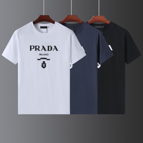 Cheap Prada T-Shirts Short Sleeved For Unisex #1221929 Replica Wholesale [$32.00 USD] [ITEM#1221929] on Replica Prada T-Shirts