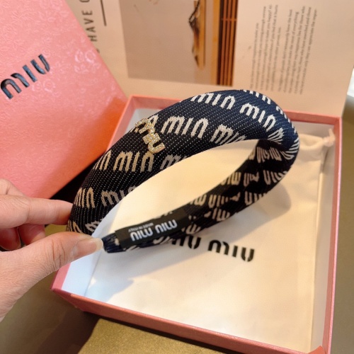 Cheap MIU MIU Headband For Women #1221956 Replica Wholesale [$27.00 USD] [ITEM#1221956] on Replica MIU MIU Headband