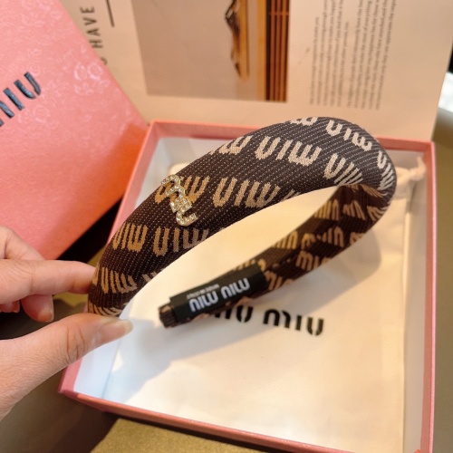 Cheap MIU MIU Headband For Women #1221957 Replica Wholesale [$27.00 USD] [ITEM#1221957] on Replica MIU MIU Headband